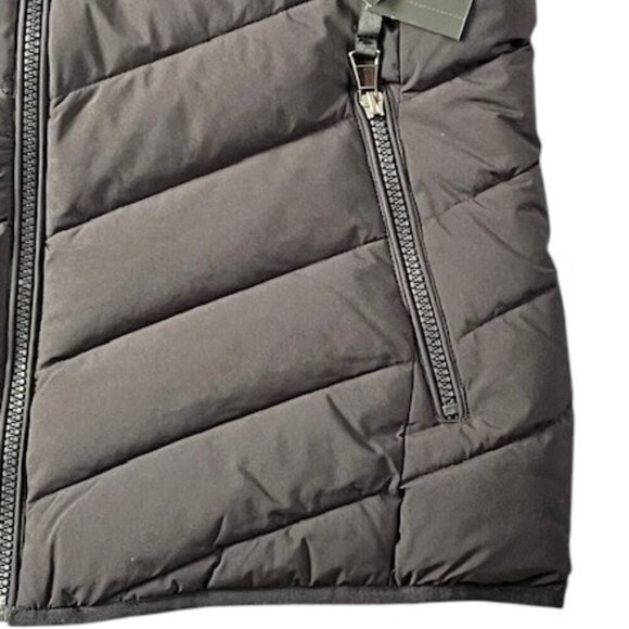 Lauren Ralph Lauren Women's Hooded Stretch Puffer Black Vest Medium NWT $150 - Picture 5 of 16